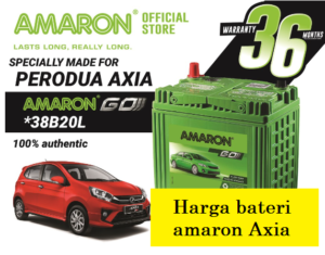 Harga Bateri Amaron Axia - Mekanikakereta