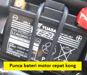 Punca Bateri Motor Cepat Kong - Mekanikakereta