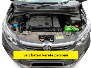 Saiz Bateri Kereta Persona - Mekanikakereta