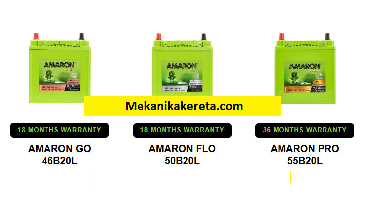 warranty bateri kereta amaron