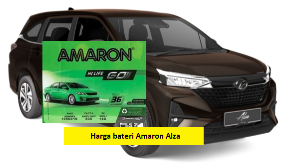 harga bateri amaron alza