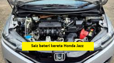 saiz bateri kereta honda jazz